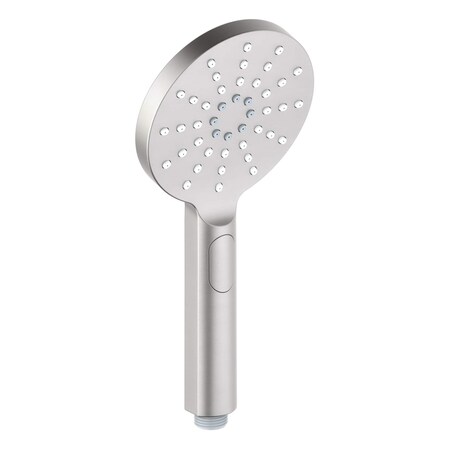 Kibi Circular 3 Settings ABS Handheld Shower Head - Brushed Nickel HS1001BN